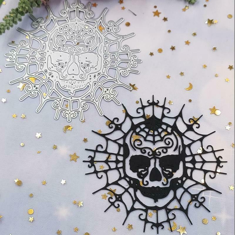 DIY Spider Skeleton Cutting Dies Set for Cards Scrapbooking Stamps Album Card