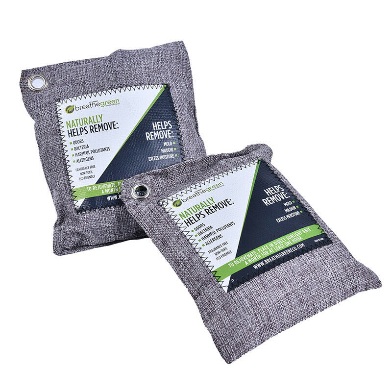 1 Pack Breathe Green Eco Charcoal Air Purifying Bag (200 Gram) Activated B Np TH