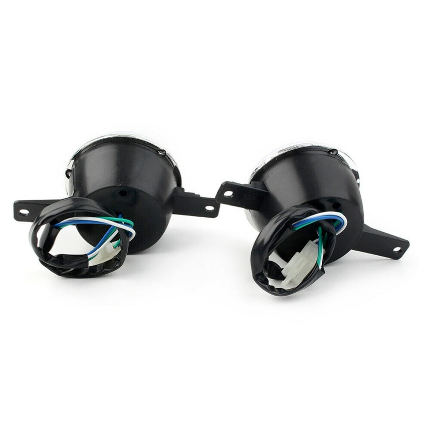 2* LED HEADLIGHT 3 wire ATV Quad GY6 150CC 250CC Taotao Coolster Peace Utility