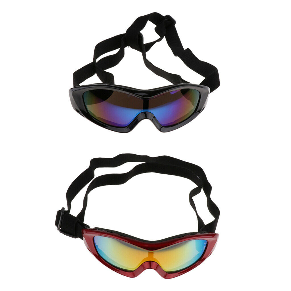 Pack of 2 Windproof Anti-UV Dogs Sunglasses Dogs Sunglasses For Medium Dog