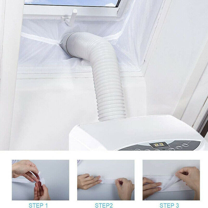 3Meters Cloth Airlock Sealing Portable Household Air Conditioning Baf WLD Ad
