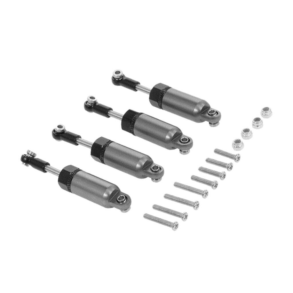 8 Packs 1/16 RC Shock Absorber for WPL C14 C24 Crawler Car Accessories