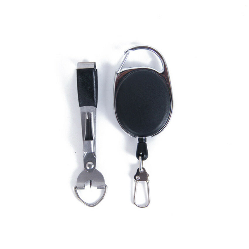 4-IN-1 Quick Knot Tying Tools 4 in 1 Fly Fishing Clippers Line Nipper Retractor