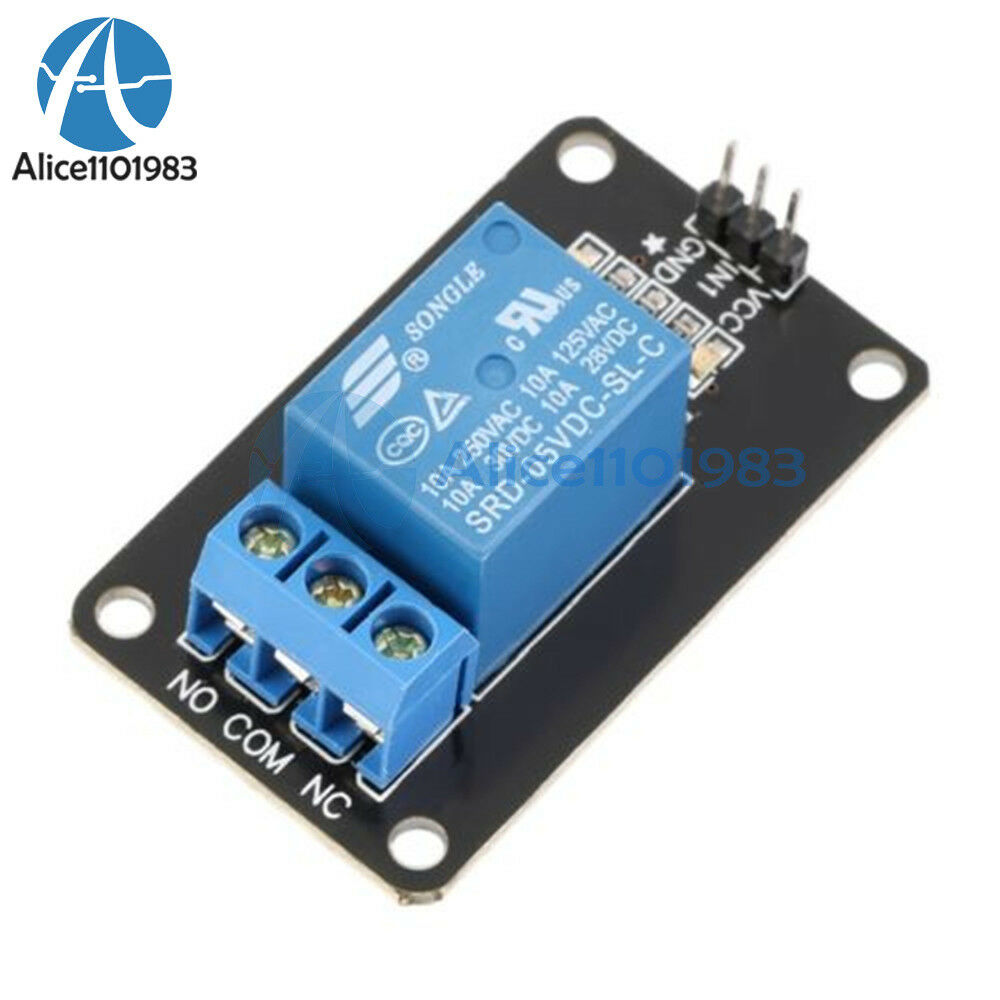 10PCS 5V One 1 Channel Relay Module Board Shield  For PIC AVR ARM  MCU Arduino