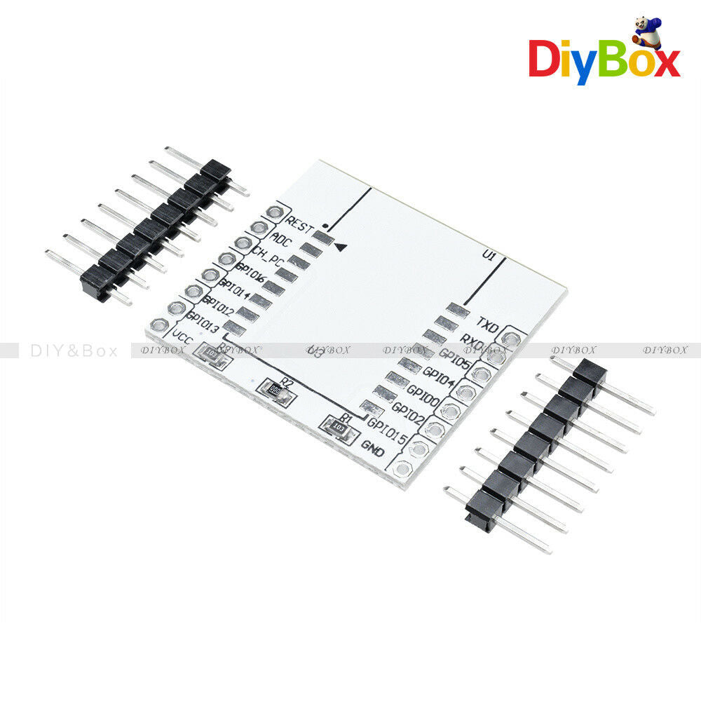 5PCS ESP8266 Serial WIFI Module Adapter Plate For ESP-08 ESP-07 ESP-12