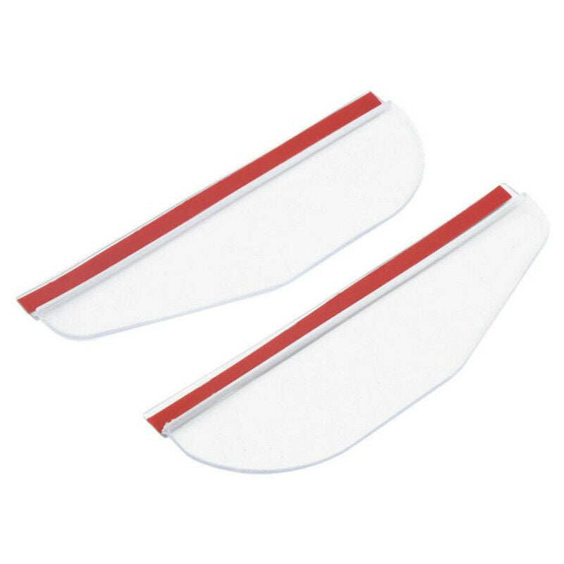 1 Pair Car Rearview Mirror Rain Water Rainproof Eyebrow Cover Side Shield AT Tt