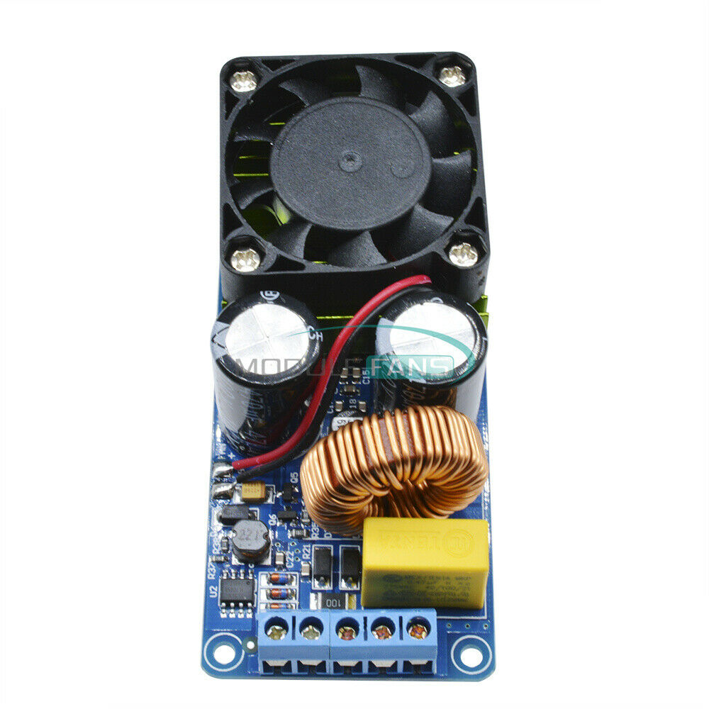 IRS2092S 500W Mono Channel Digital Amplifier Class D HIFI Power Amp Board+FAN