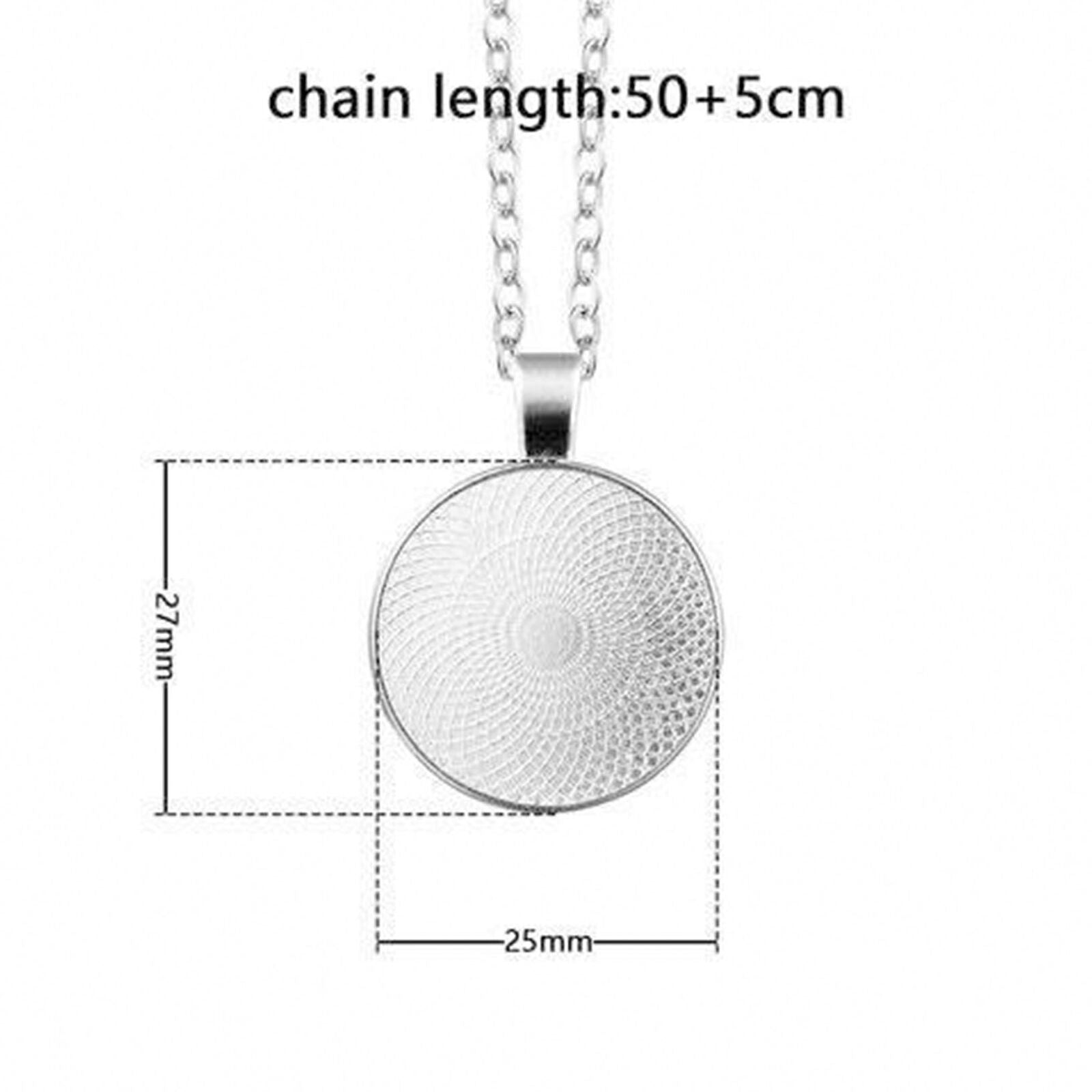 Hummingbird Memorial Necklace Round Pendant