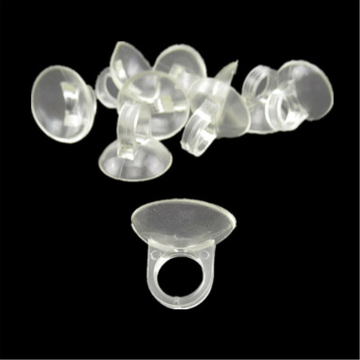 10X 9.9mm Diameter Aquarium Fish Tank Suction Cup Tube Holder Sucker Pipe Clips