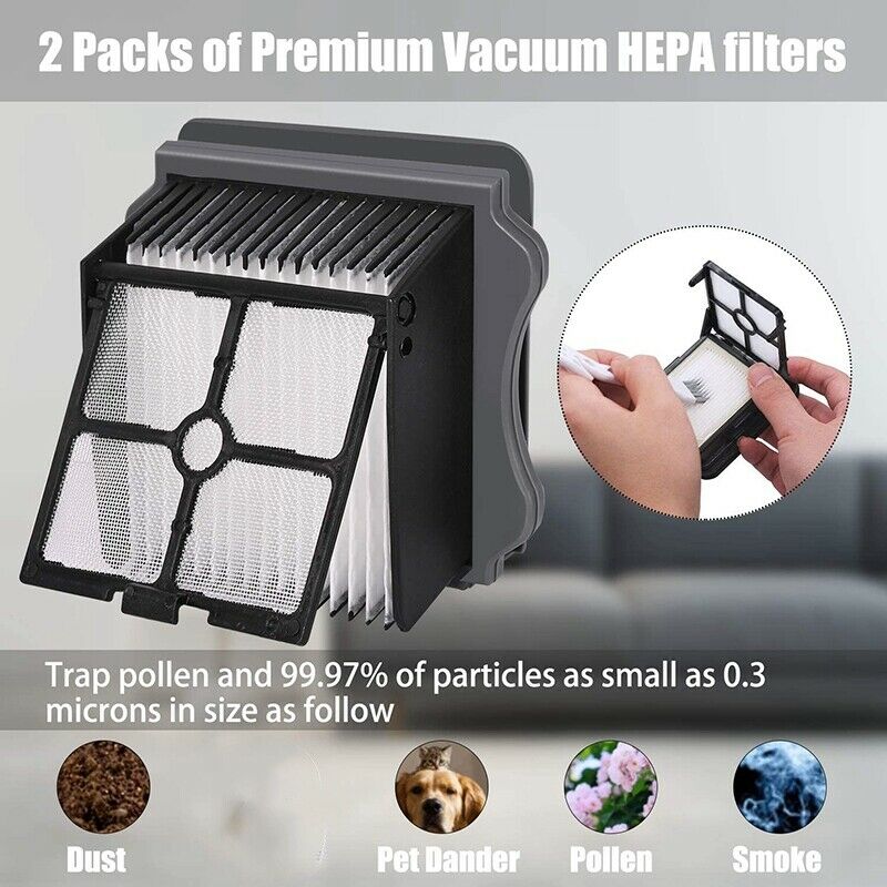 Replacement Brush Roller and Vacuum Filter Suitable for Tineco IFloor 3/IFloI5U3