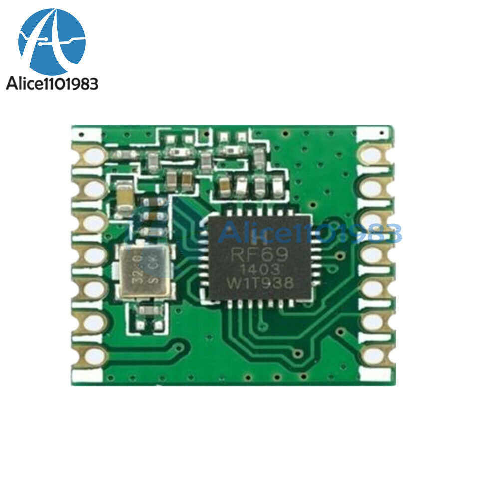 2PCS RFM69CW Wireless Transceiver 433Mhz HopeRF RFM69W-433S2 RFM12B compatible