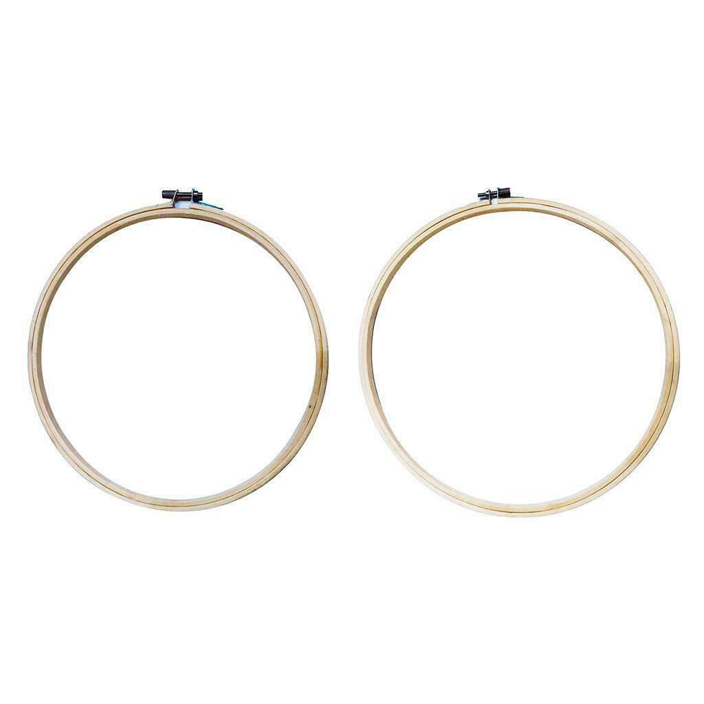 Bamboo Embroidery Frame Hoop Tool Needlework Cross Stitch Craft