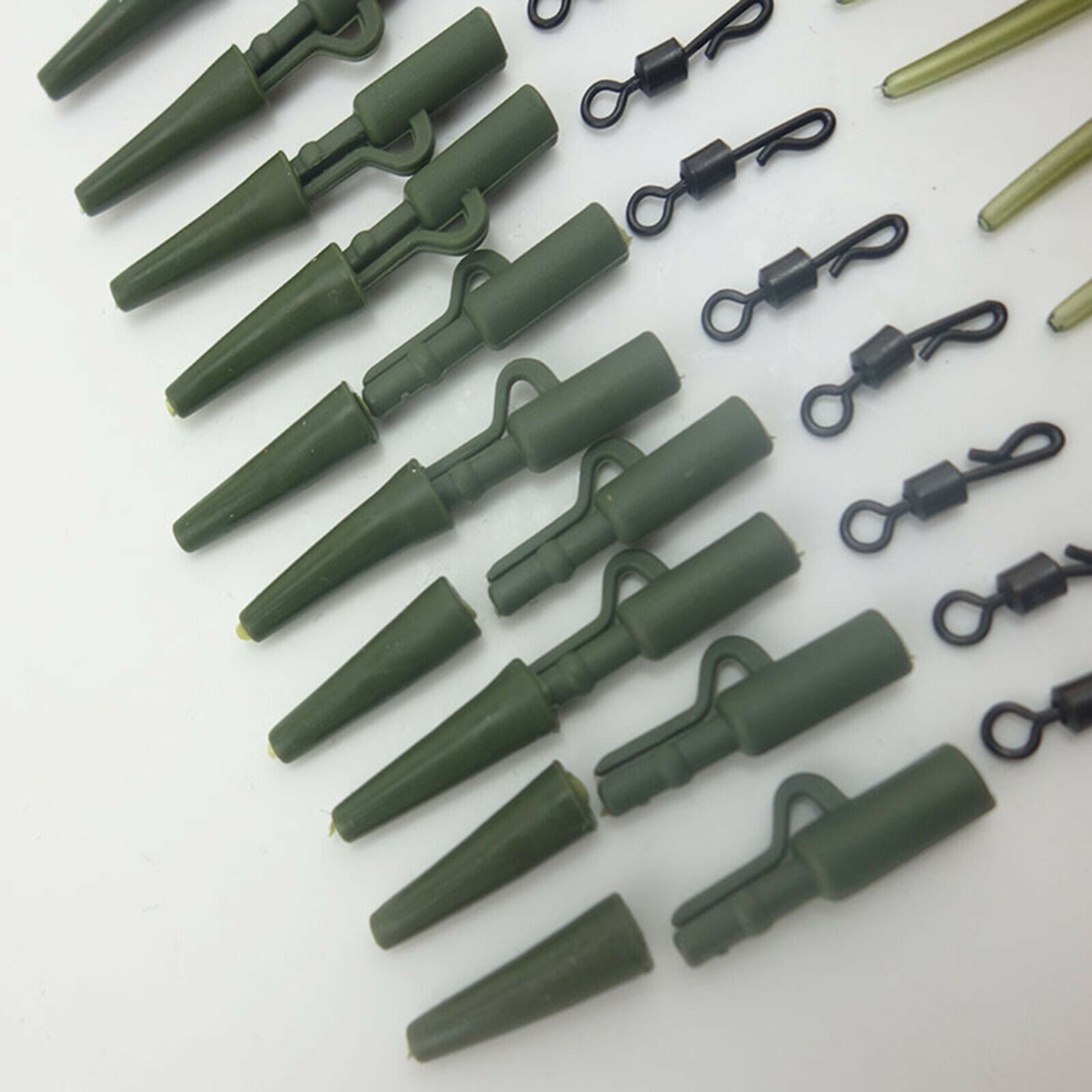 40-in-1 Carp Fishing Tackles Assorted Sizes Rolling Swivels Angler Equipment
