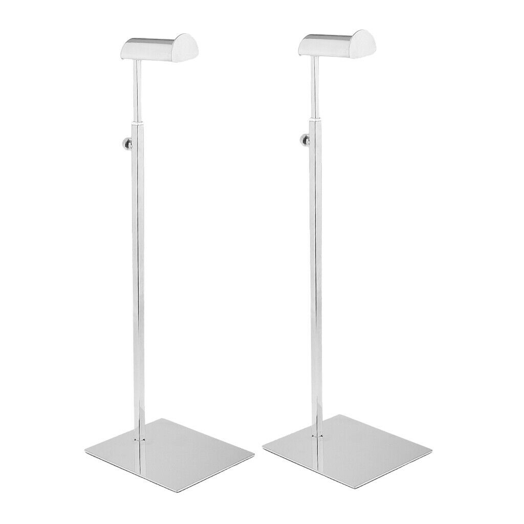 Pack of 2 Polished Counter Adjustable Height Handbag Bag Purse Display Stand-