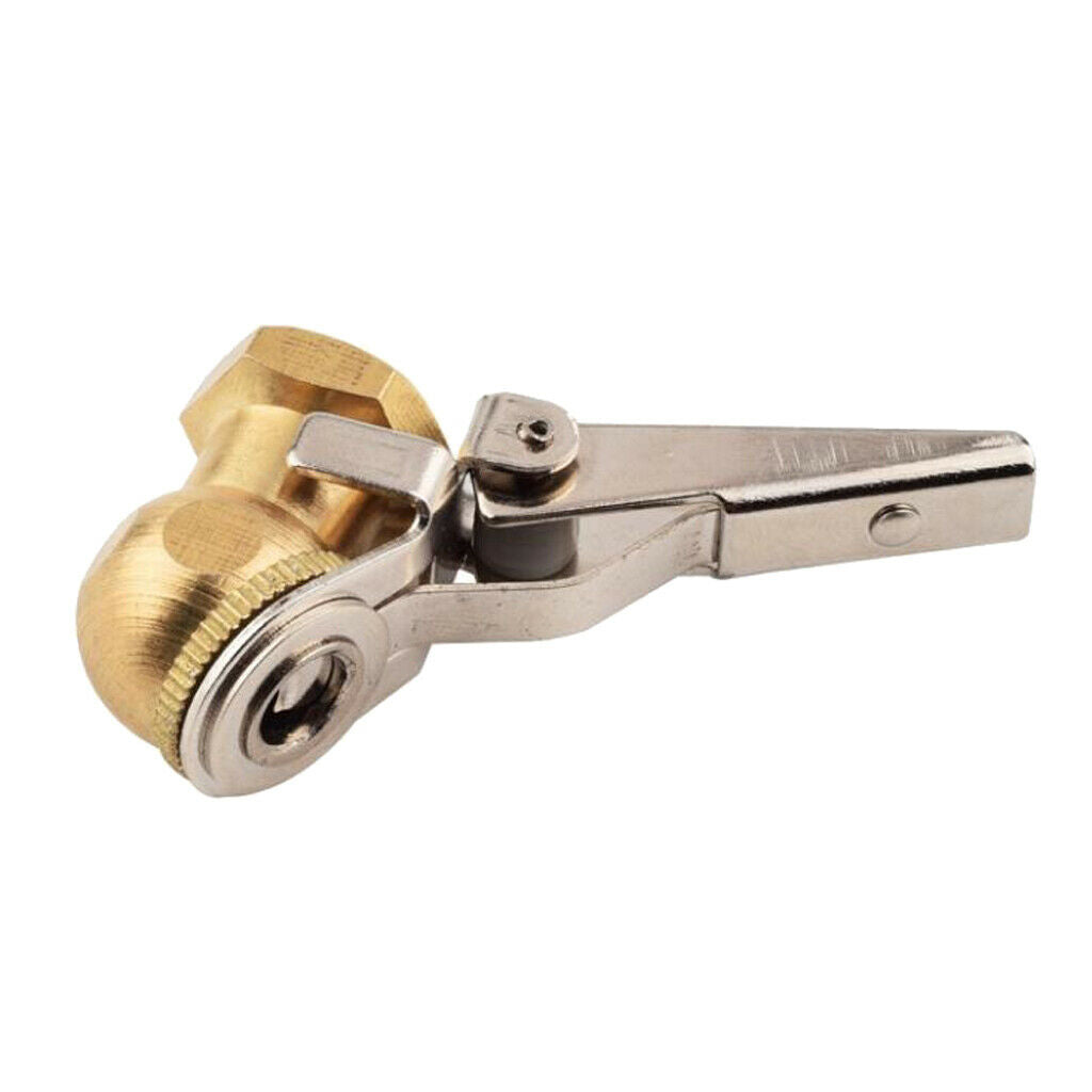 Durable 1/4in Ball Foot Air Chuck Car Tire Hose Tool Clip-on Air Chuck