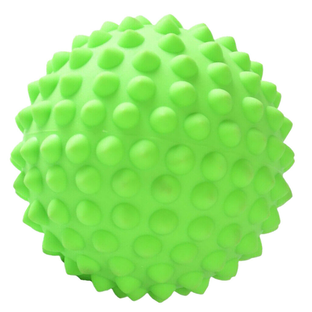 Soft Trigger Point Deep Tissue Spiky Massage Roller Ball with a Bag Green