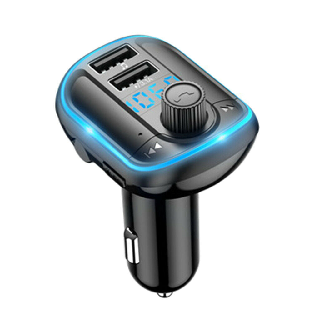 Car Bluetooth Transmitter BT5.0 Wireless Handsfree AUX Radio FM Transmission