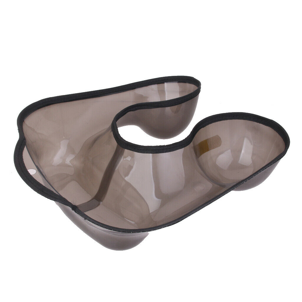 2 Pieces Large PVC Shampoo Neck Shoulder Support Tray Perm Dye Container