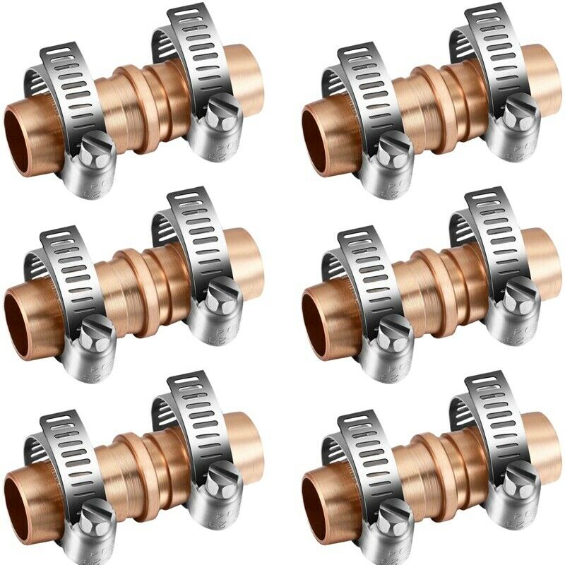 6Pcs 5/8 Inch Garden Hose Repair Kits Aluminium Water Hose Garden Hose ConnectL1