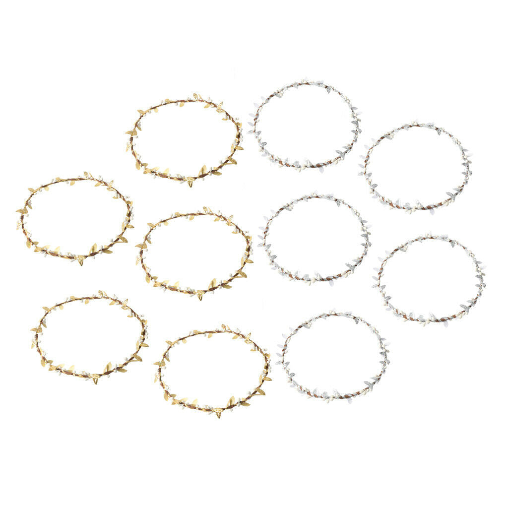 DIY Flower Wreath Headband Bride Bridesmaid Headwear Decorate Wedding Party