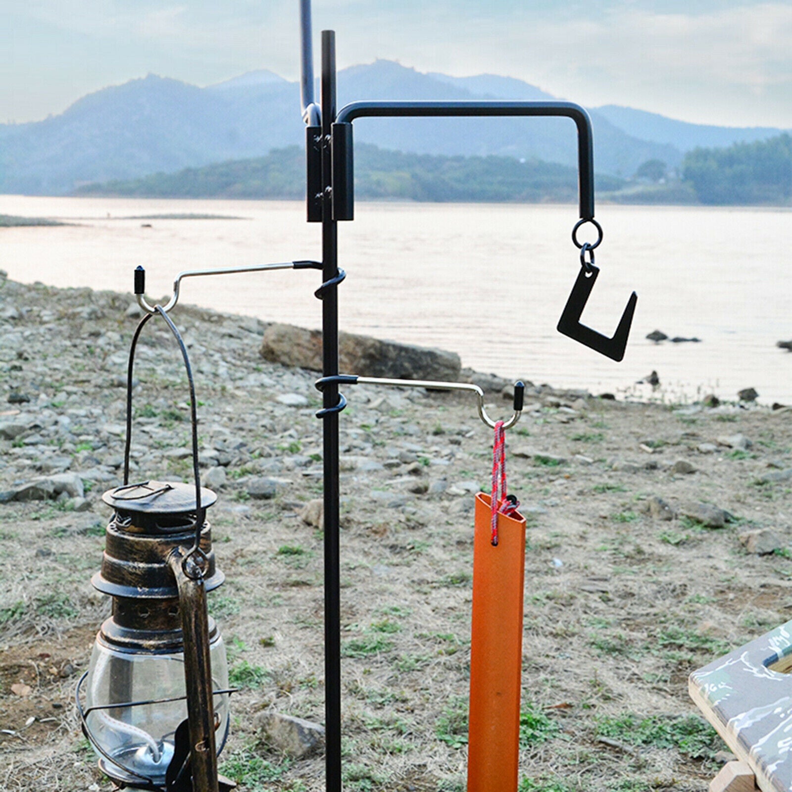 2X Camping Lantern Hanger Hook S-Shaped Hanging Holder Fishing Travelling Tools