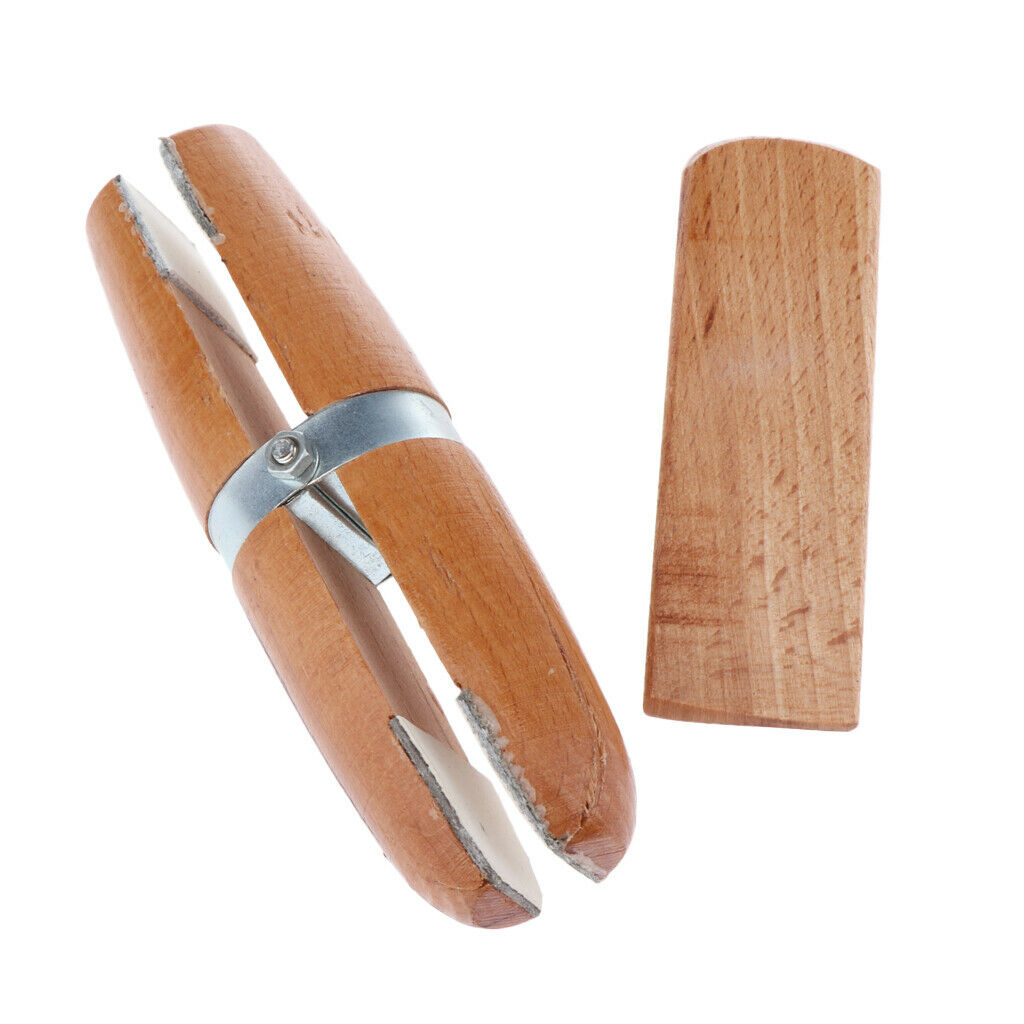 Wooden Jewelers Ring Clamp Wood Jewellery Making Vise Tool Holder 19 X 5cm