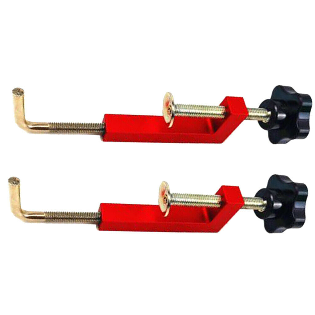 2Pcs Woodworking Fence Clamp for Table Saws Tool Accessories Universal Red