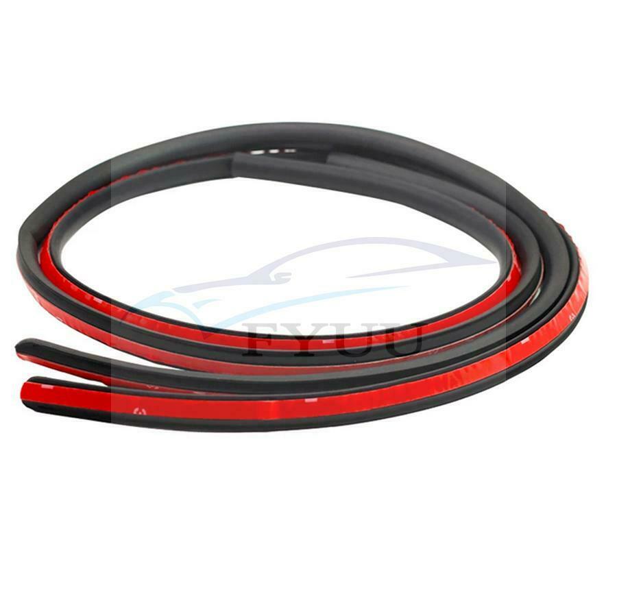 2PCS 1.7M*2 Door Rubber Seal Strip Filler Weatherstrip For C pillar Protection
