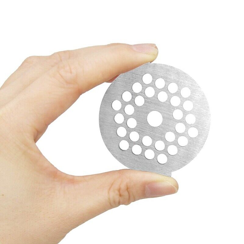 5 Piece Stainless Steel Meat Grinder Plates Discs for Food Chopper and Meat GrI3