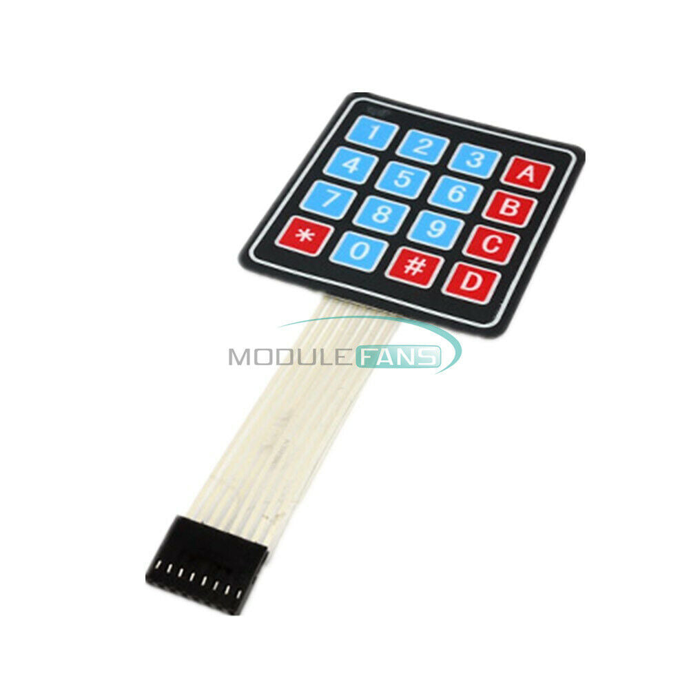 5PCS 4 x 4 Matrix Array 16 Key Membrane Switch Keypad Keyboard For AVR Arduino