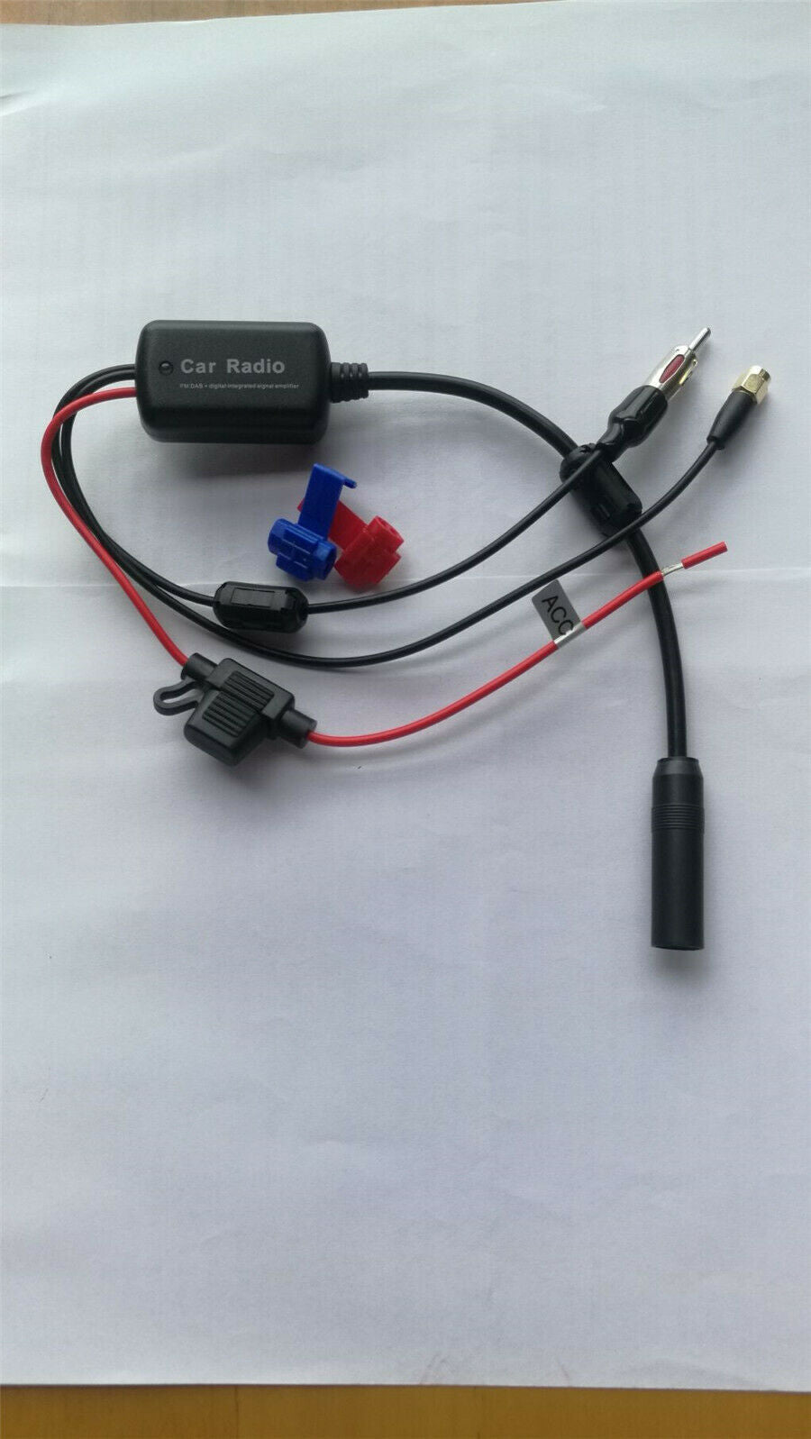 1 PC Stable Sensitive FM+DAB AMPLIFIER BOOSTER 12V-24V Car Truck Stereo Antenna