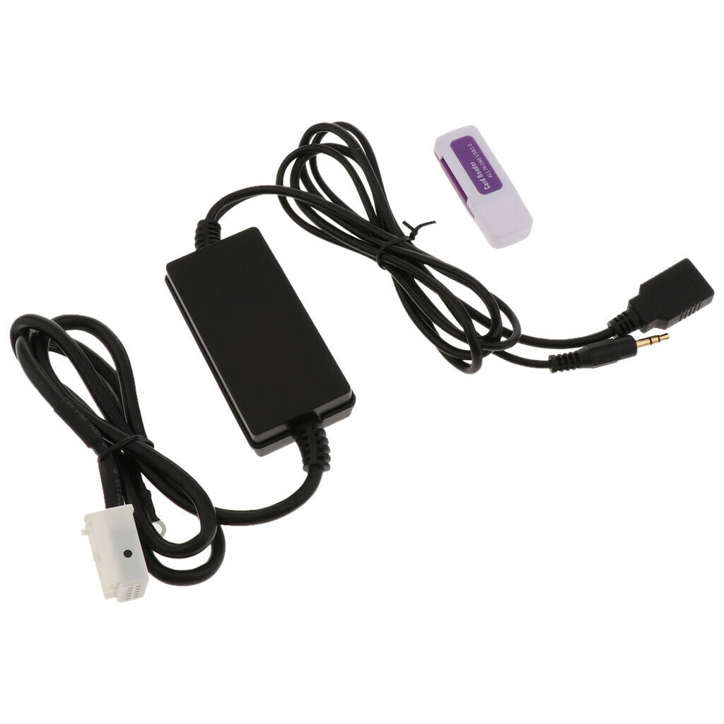 Car USB/SD Mp3 Player Interface AUX in Adapter Connect for VW Golf/Passat
