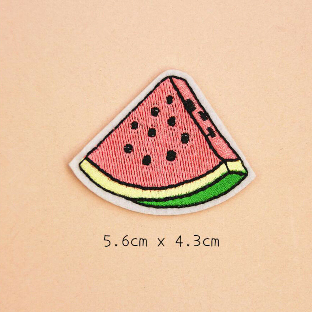 16pcs DIY Sew Iron on Patch Fruits Appliques Embellishment Clothing Decor
