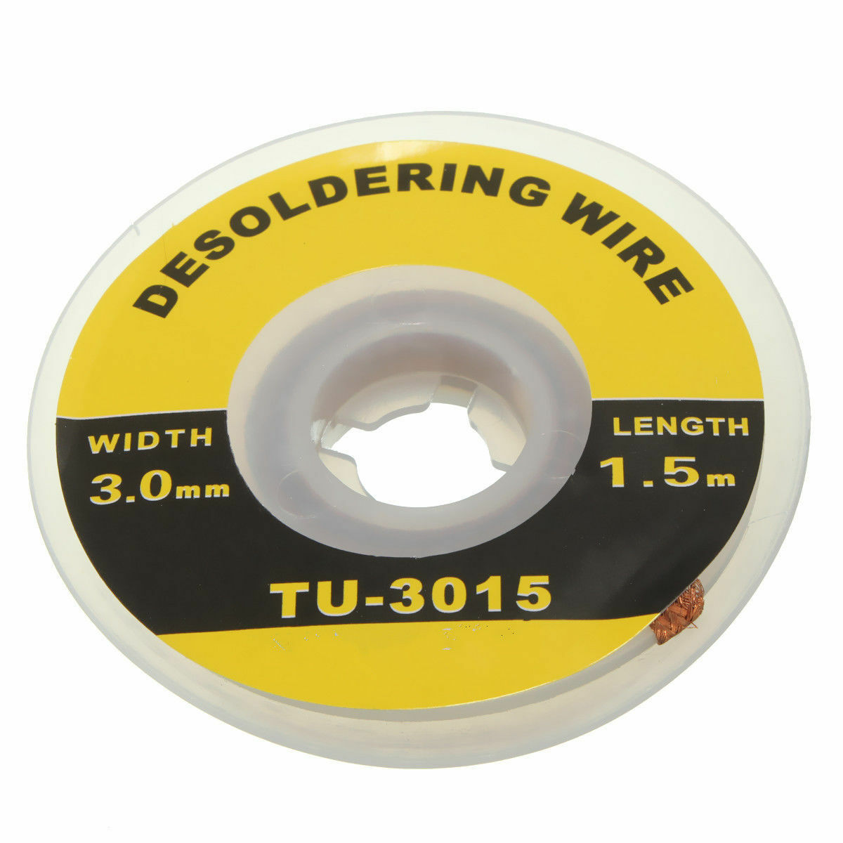 5 Feet /1.5M 3mm Desoldering Braid Solder Remover Wick Wire Repair Tool Y1