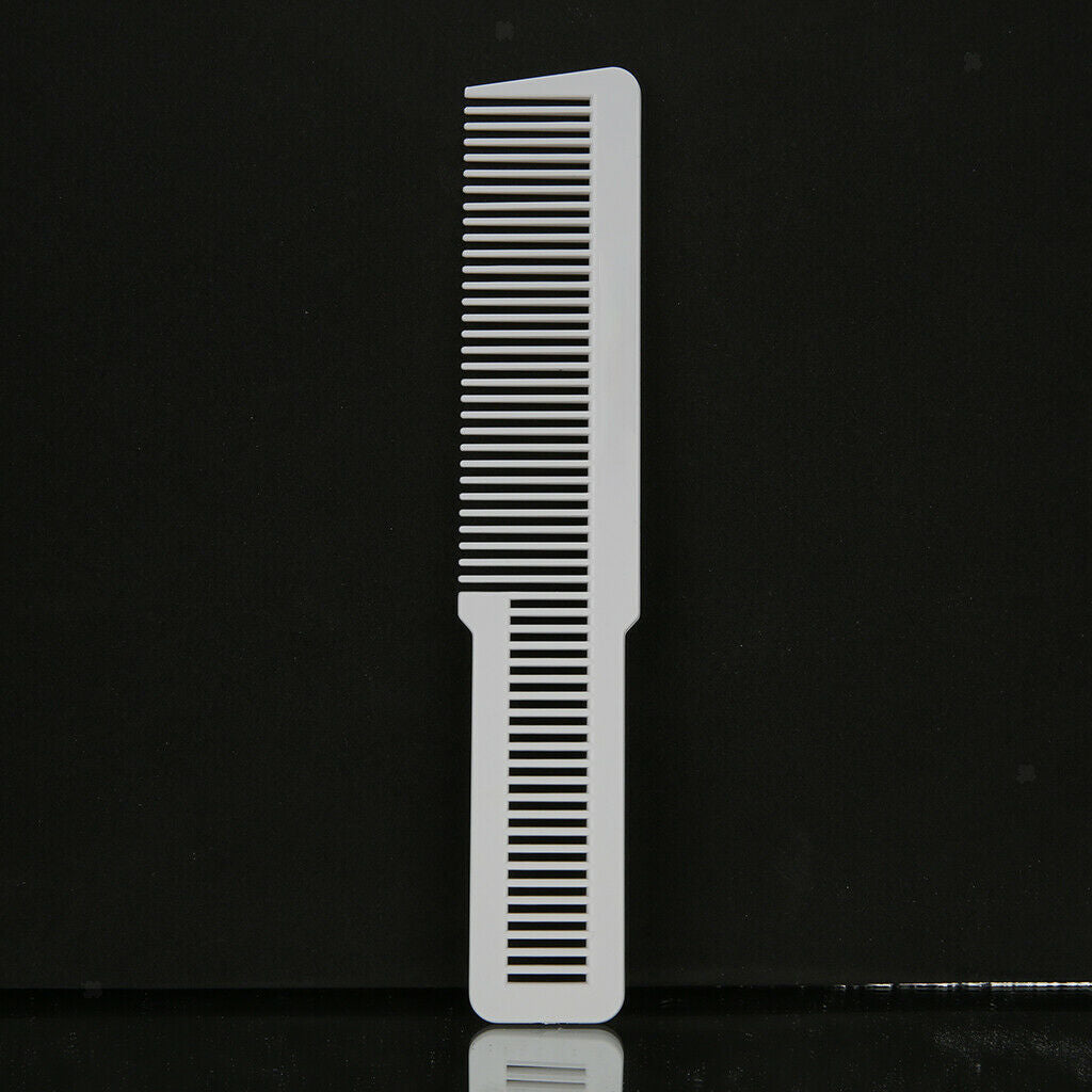 3Pcs 8" Flat Top Clipper Cutting Comb Plastic Static Free Hairdressing Brush