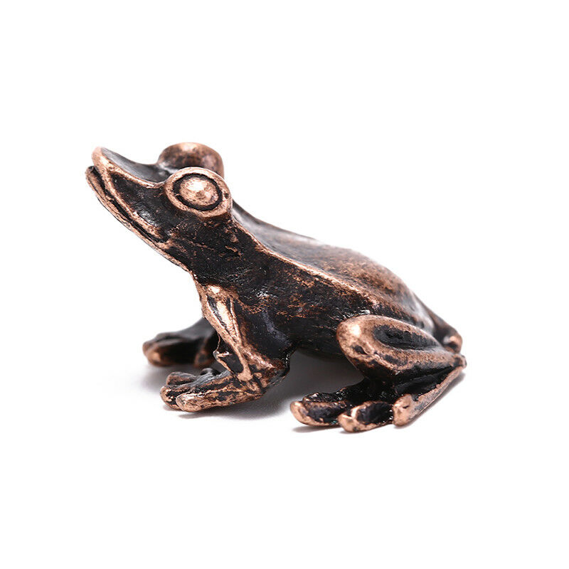 alloy frog incense burner holder flower statue censer plate for sticks con.l8