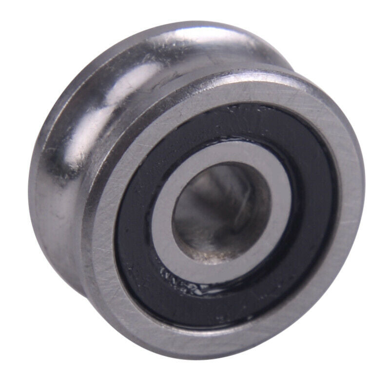 10pcs SG15 U Notch Sealed Pulley Track Guide Bearings Fit for Textile Machine as