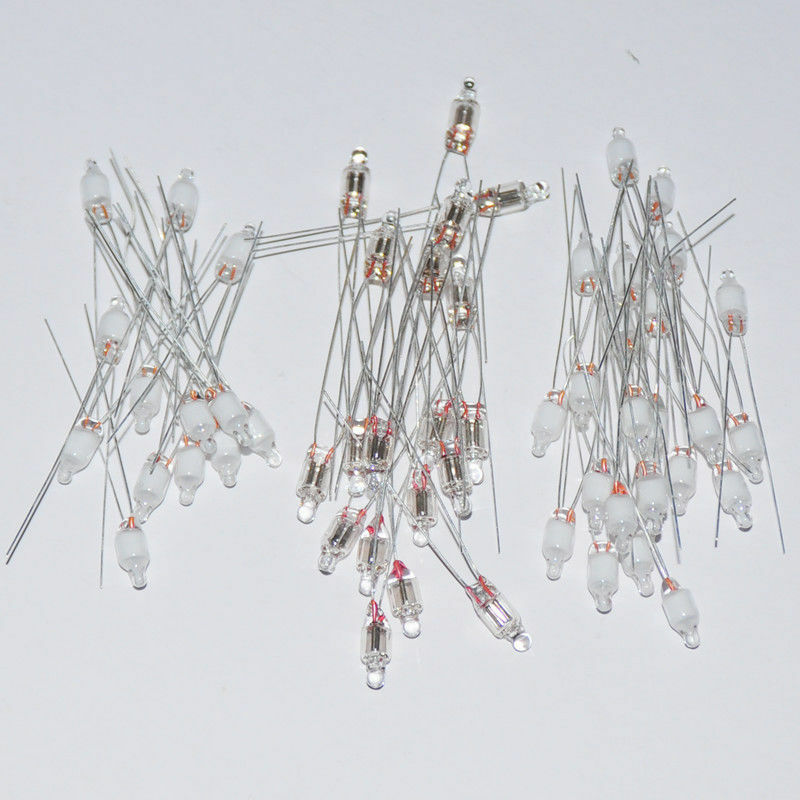 20pcs Each RED Green Blue Mix Bulb Indicator  Lamp 4*10mm 60pcs