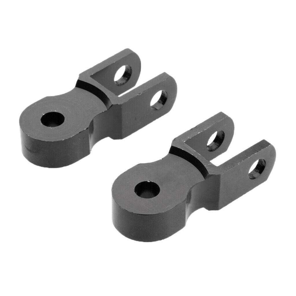 2X Height Extension Shock Absorber Motorcycle Jack Up Riser Suspension Black