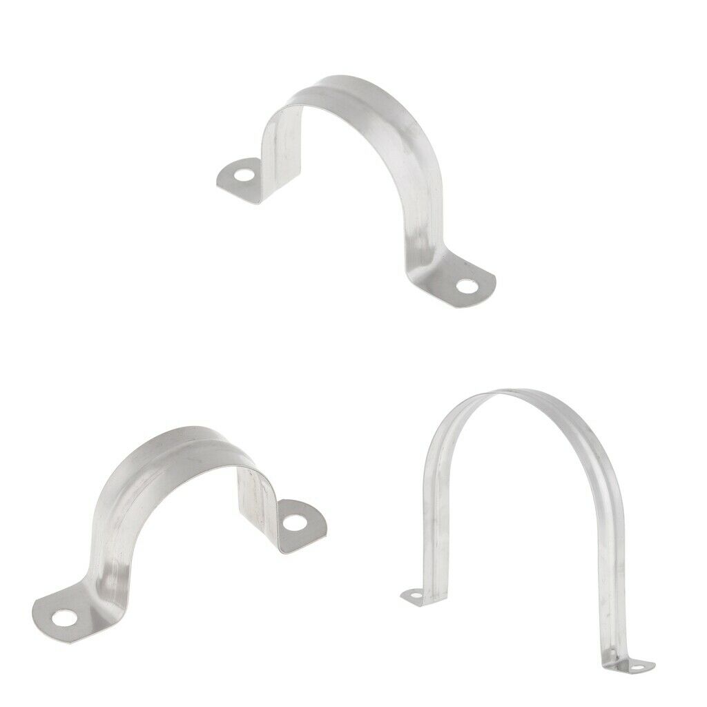 3 pieces Stainless Steel Saddle Clip Clamp Stormwater Downpipe 40+50+120mm