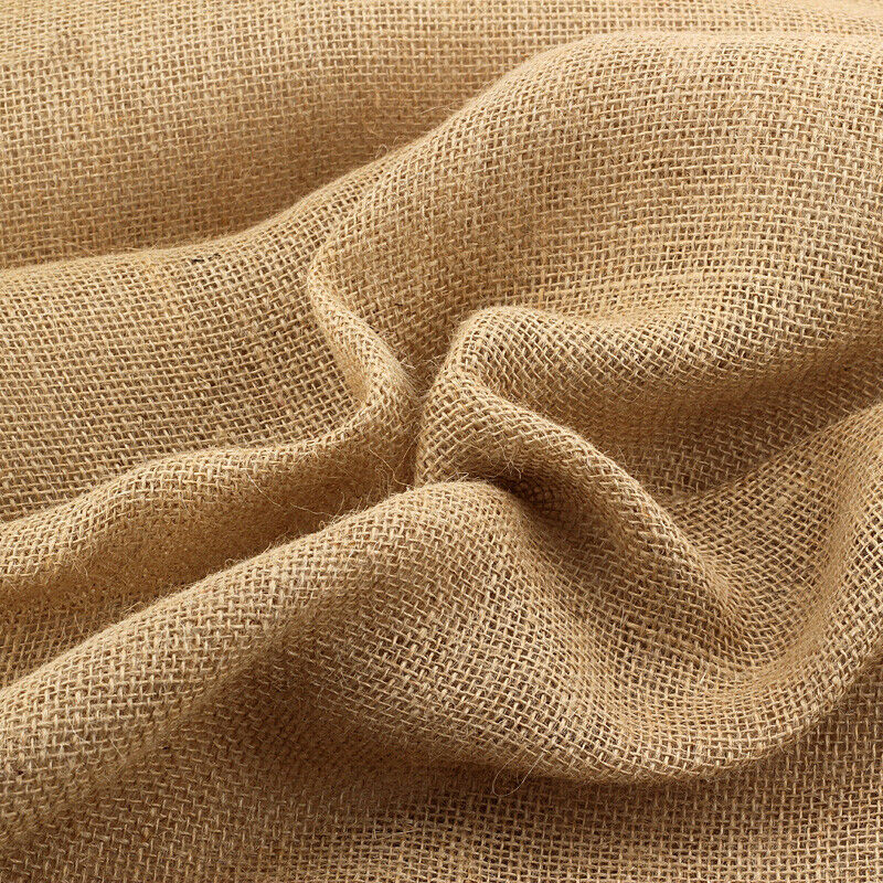 160*50cm Jute Sack Linen Fabric Cloth For DIY Handcraft Storage Bags Materials