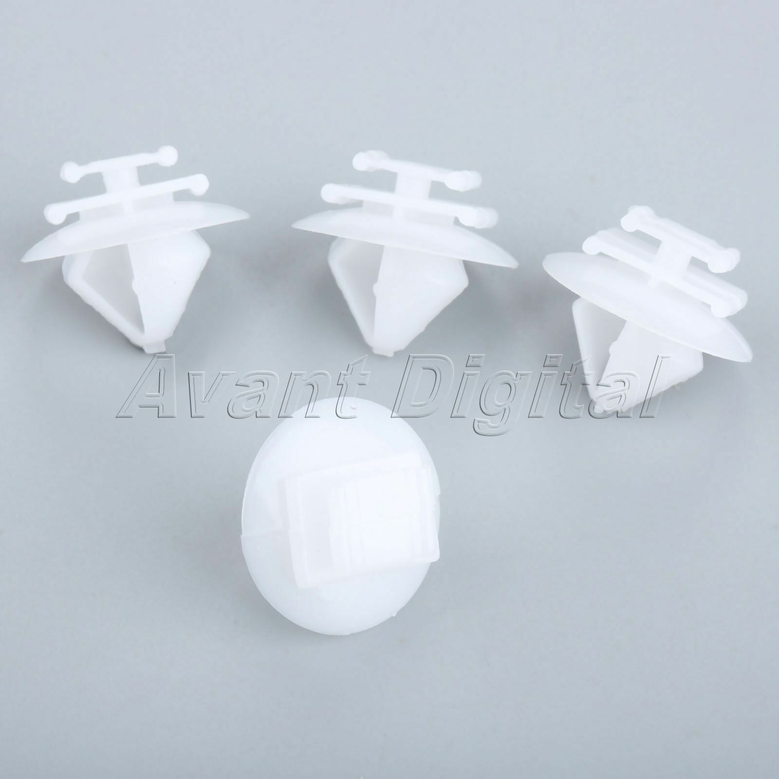 50PC Car Door Exterior Trim Moulding Clips Fasteners D150 For Peugeot Citroen