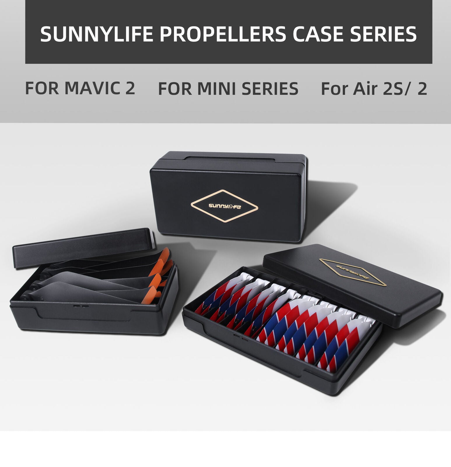 For DJI Mavic 2 Pro/ZOOM Propeller Storage Box Case Drone Accessories