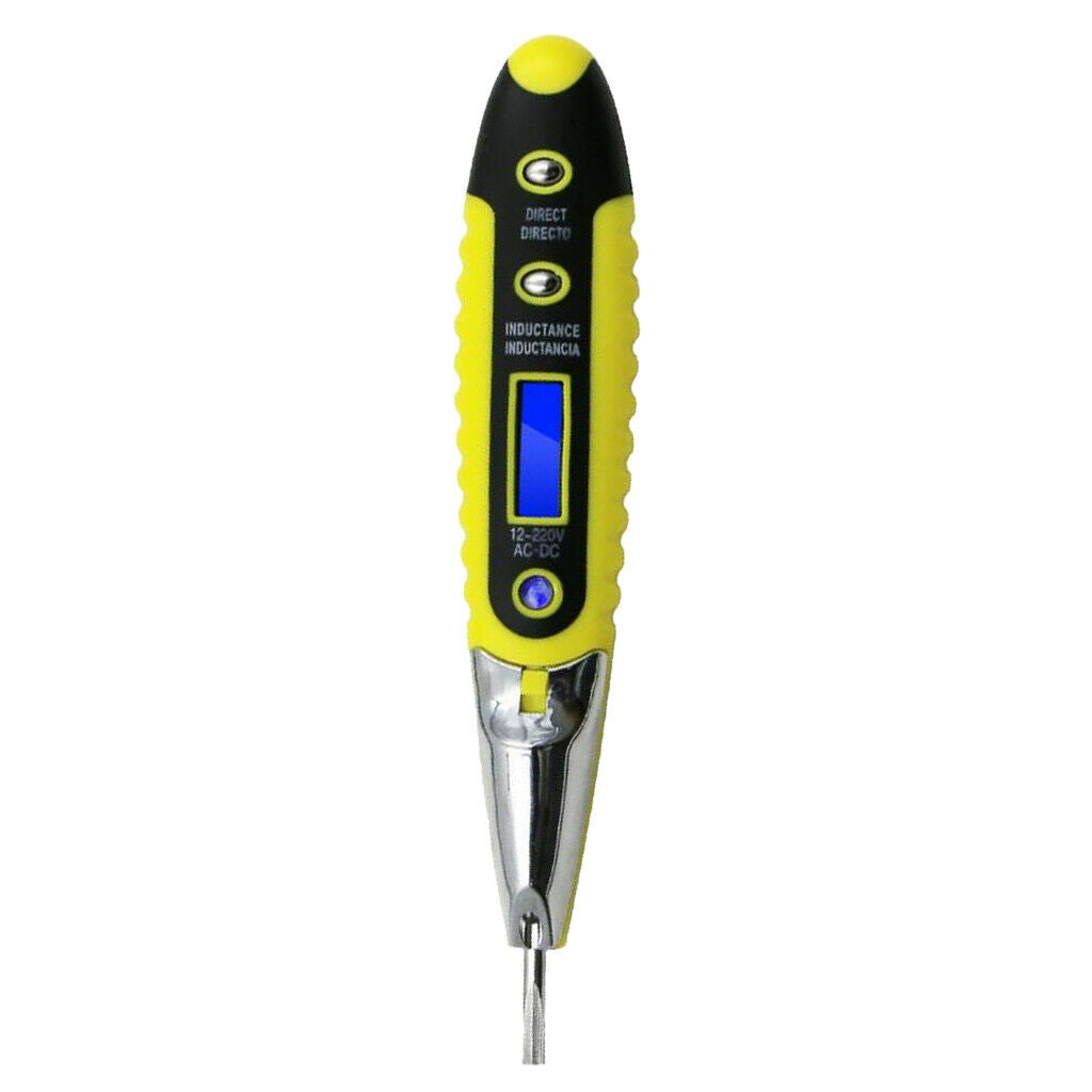 Digital Voltage  Pen Meter 12 250 V, LCD Display