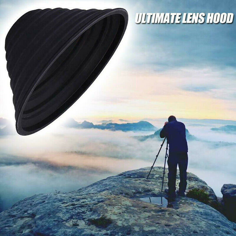 Anti-glass Ultimate Camera Lens Cover Hood Anti-reflective Silicone Photos S*DF