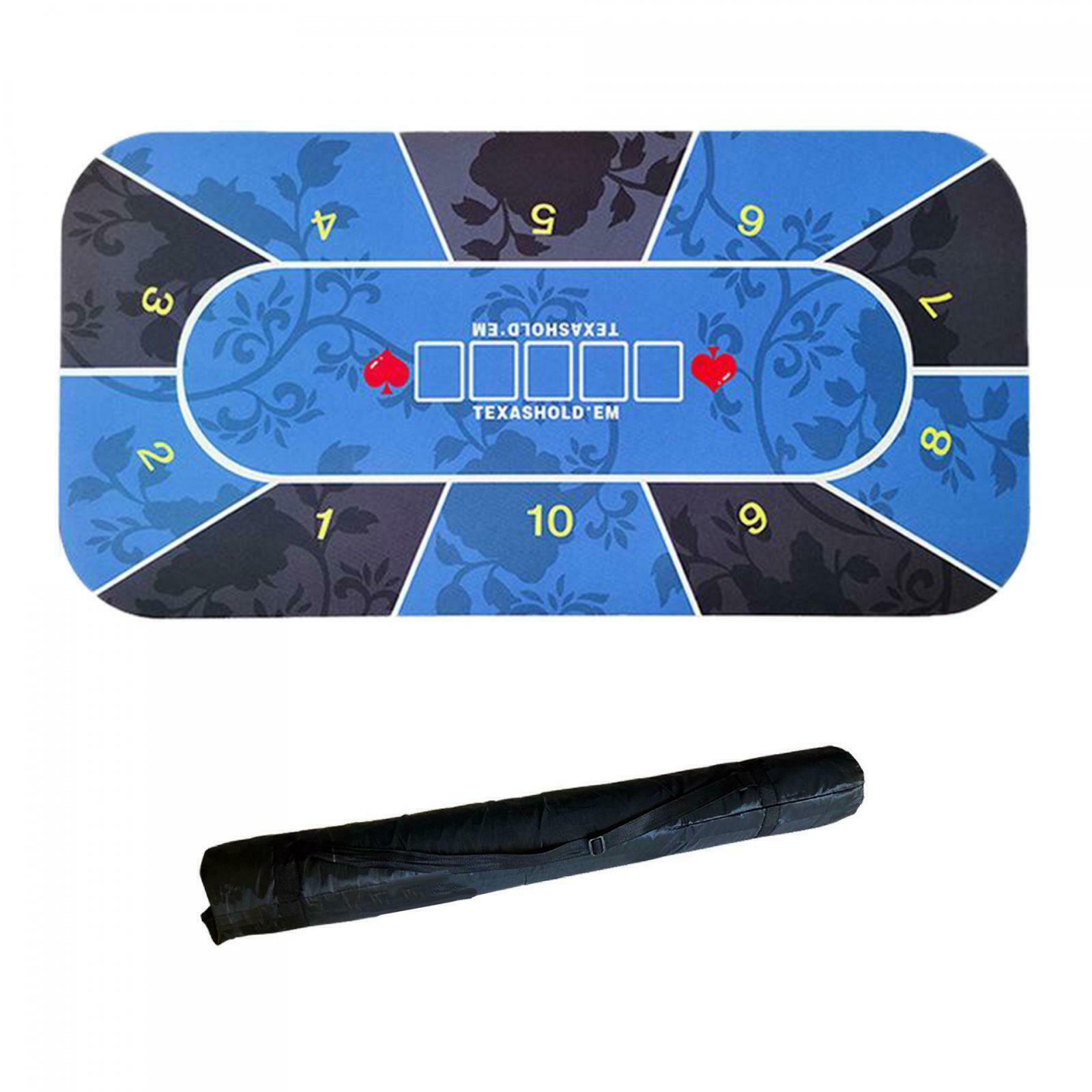 Poker Table Layout Standard Gambling Tabletop Mat Household Accessories