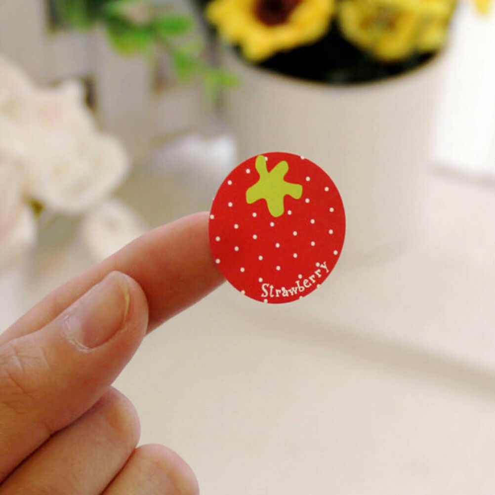 24 Pcs Strawberry Scrapbook Paper Stickers DIY Crafts Decoratio jvAT.l8