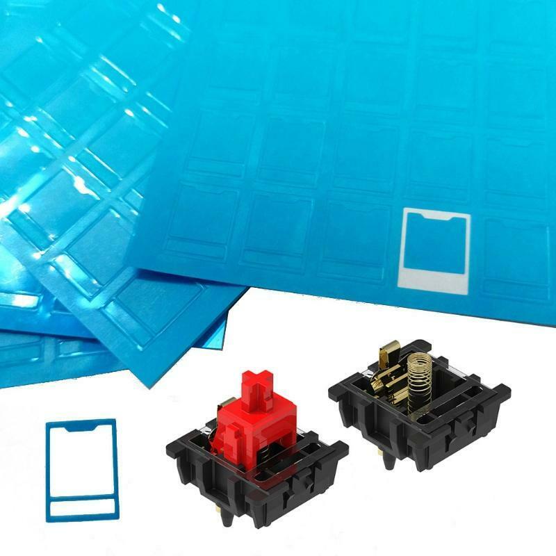 120pcs 0.15mm HTV+PC Double Layer Keyboard Switch Film for Mechanical Keyboard