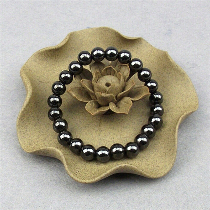 1pc Round Black Stone Bracelet Magnetic Bracel.l8