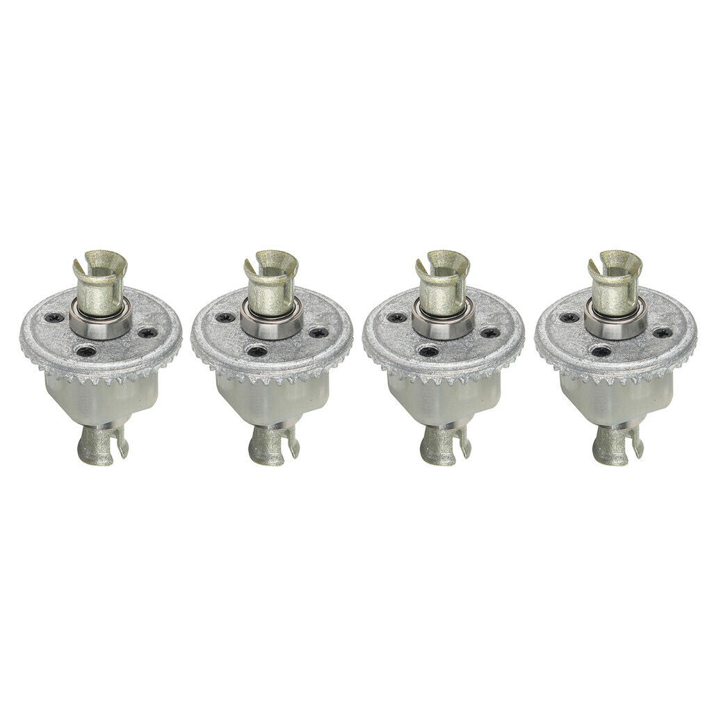 4Pcs 1:10 Scale RC Metal Differential Spare Parts For XLH 9125 RC Car Kits